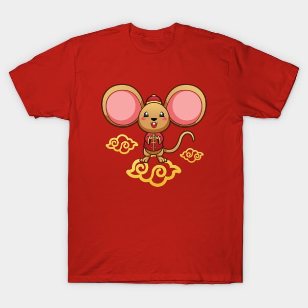 Chinese New Year Mouse Gong Xi T-Shirt by Xar623